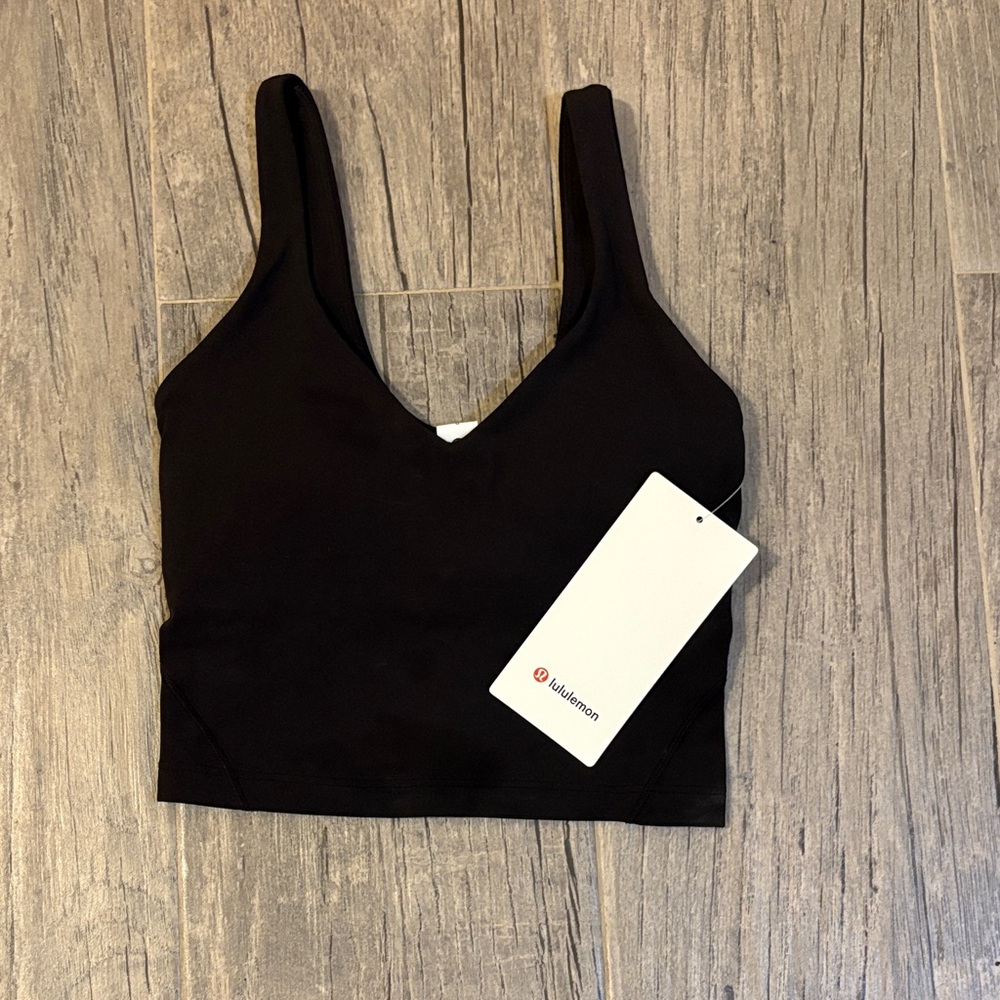 Lululemon Athletica Black V-Neck Top